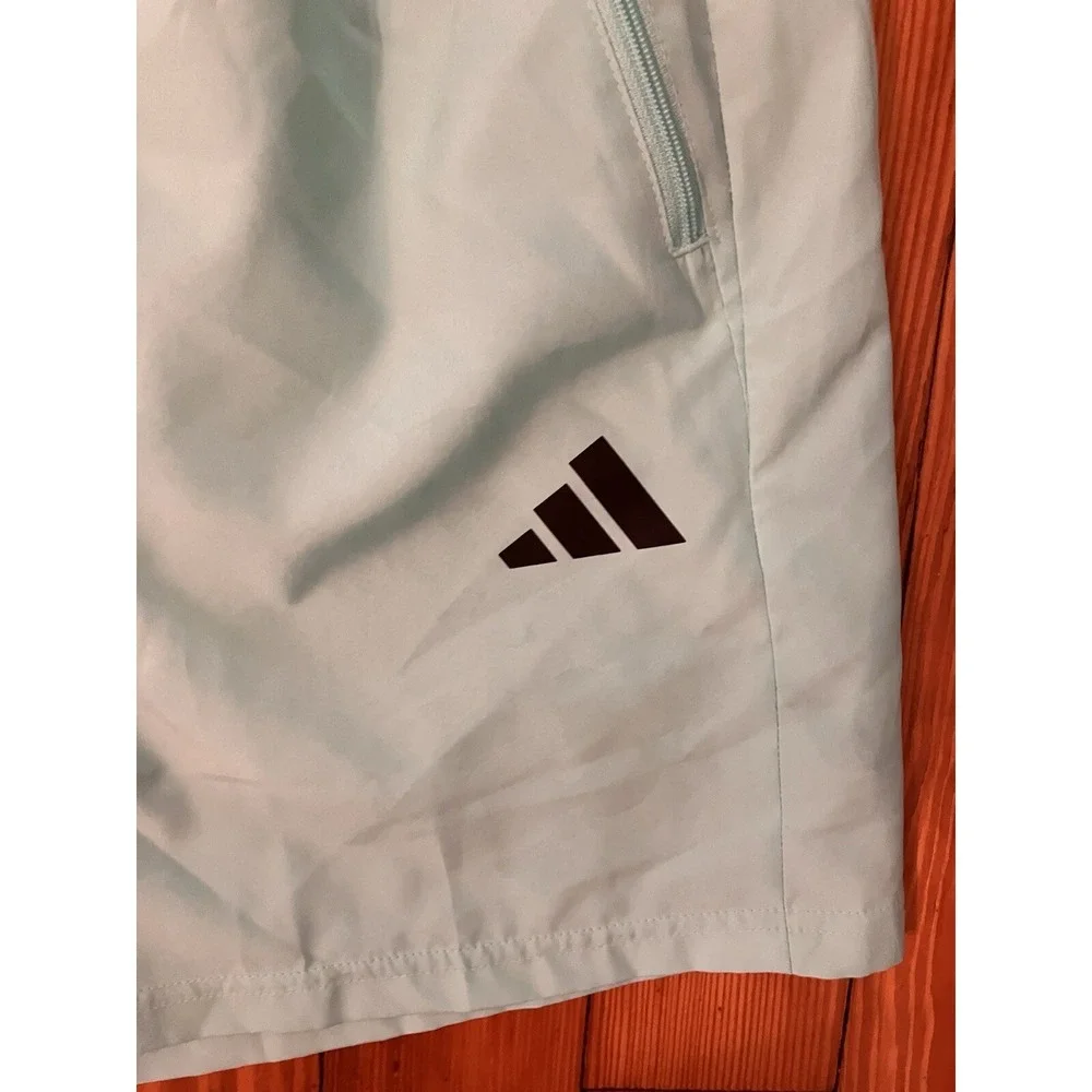 Adidas Aeroready Training Shorts Size Small S‎ Logo Mint Green activewear